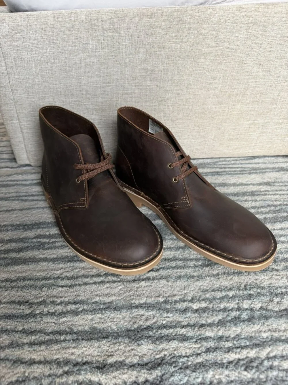 Clarks Bushacre 2 Desert Boots Men's 11 Beeswax Leather Chukka NWOT